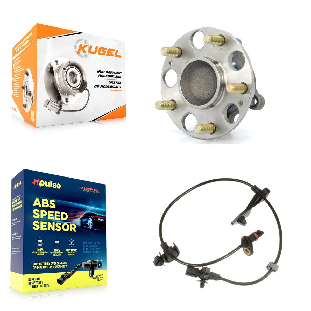 Rear Wheel Hub Bearing And ABS Sensor Kit For Honda Civic K7S-100468