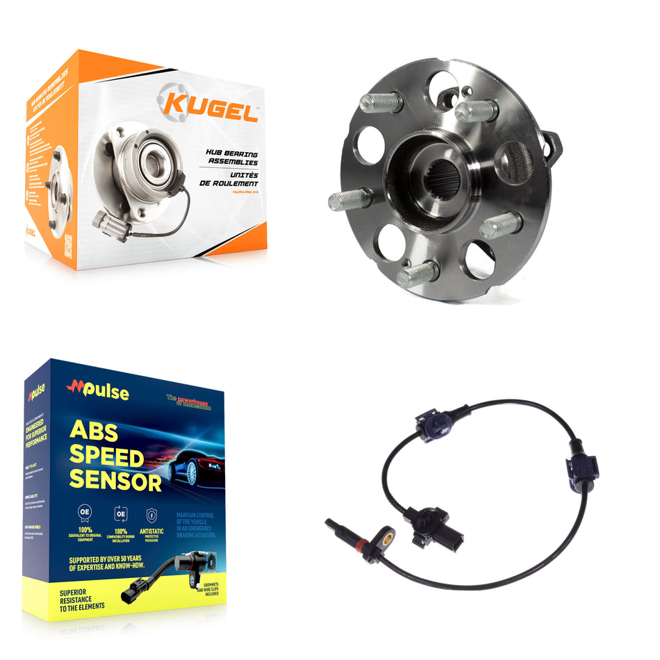 Rear Wheel Hub Bearing And ABS Sensor Kit For 2012 Honda CR-V Built in Japan with Harness K7S-100473