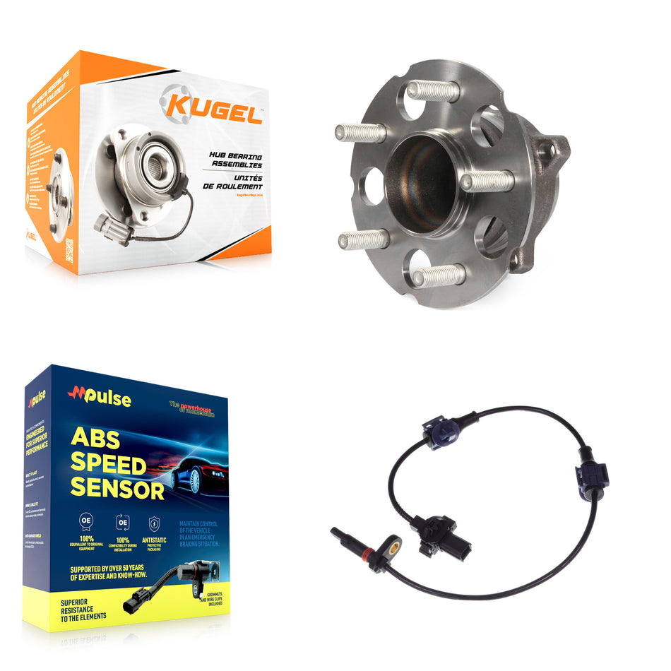 Rear Wheel Hub Bearing And ABS Sensor Kit For 2012 Honda CR-V Built in Japan with Harness K7S-100475