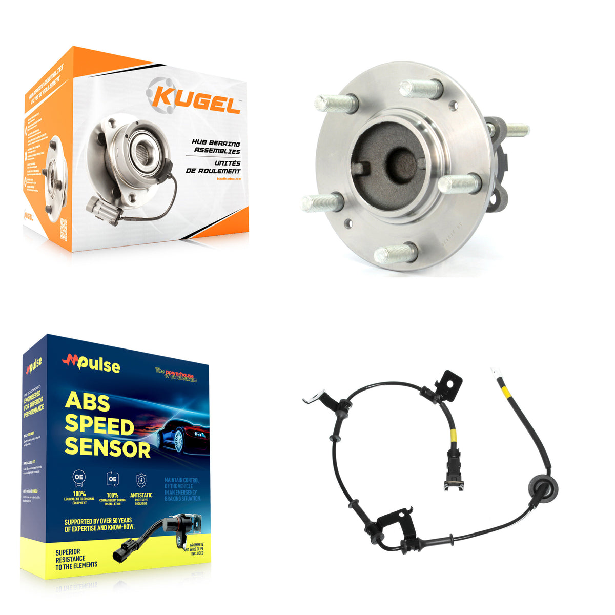 Rear Wheel Hub Bearing And Extra ABS Sensor Kit For Kia Forte Koup Forte5 K7S-100479