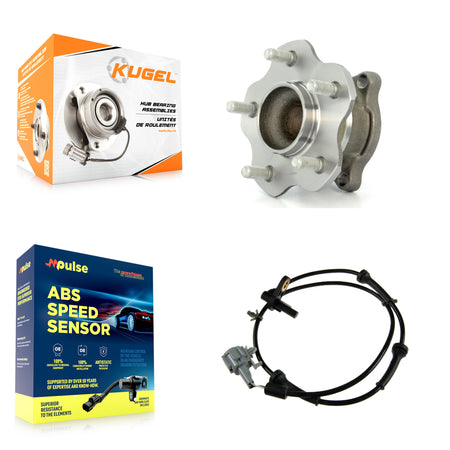Rear Wheel Hub Bearing And ABS Sensor Kit For 2002-2004 Nissan Altima with Harness K7S-100487