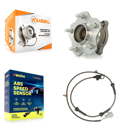 Rear Wheel Hub Bearing & Sensor Kit For Nissan Maxima 3.5L with 4-Wheel ABS Harness K7S-100488