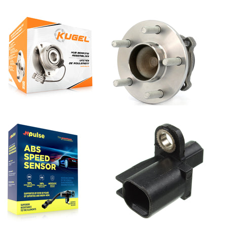 Rear Wheel Hub Bearing And Extra ABS Sensor Kit For 2009 Volvo V50 FWD without Harness K7S-100492