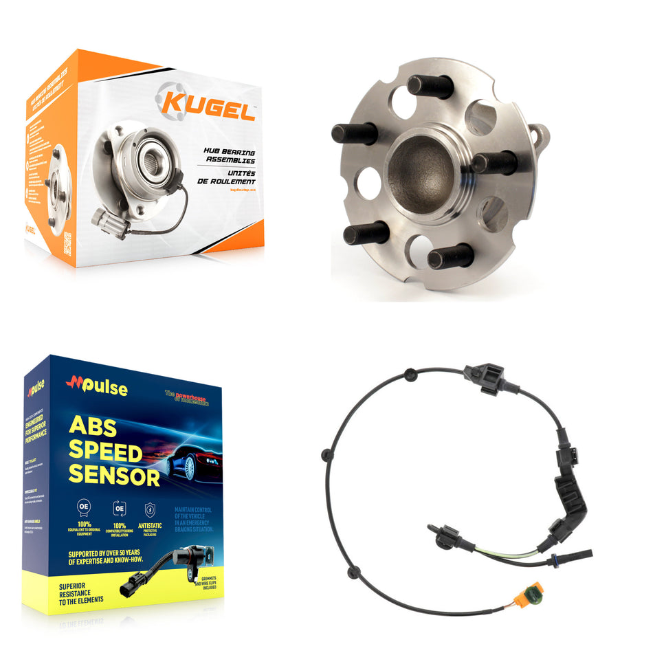 Rear Wheel Hub Bearing & Sensor Kit For Honda Odyssey 3.5L with 4-Wheel ABS Harness K7S-100502