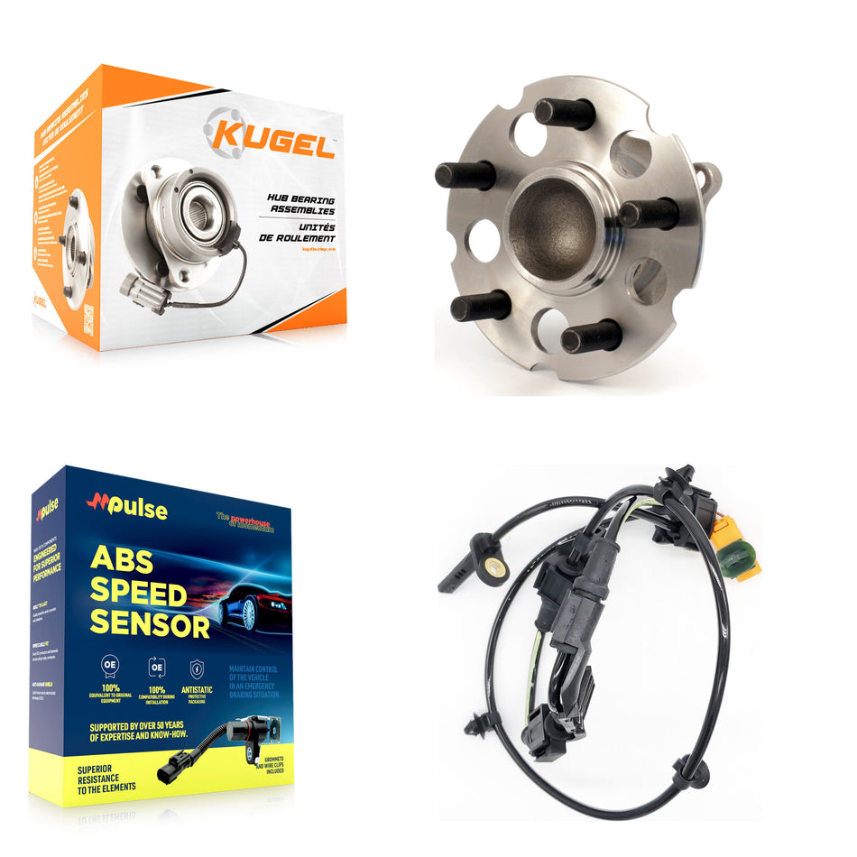 Rear Wheel Hub Bearing & Sensor Kit For Honda Odyssey 3.5L with 4-Wheel ABS Harness K7S-100503