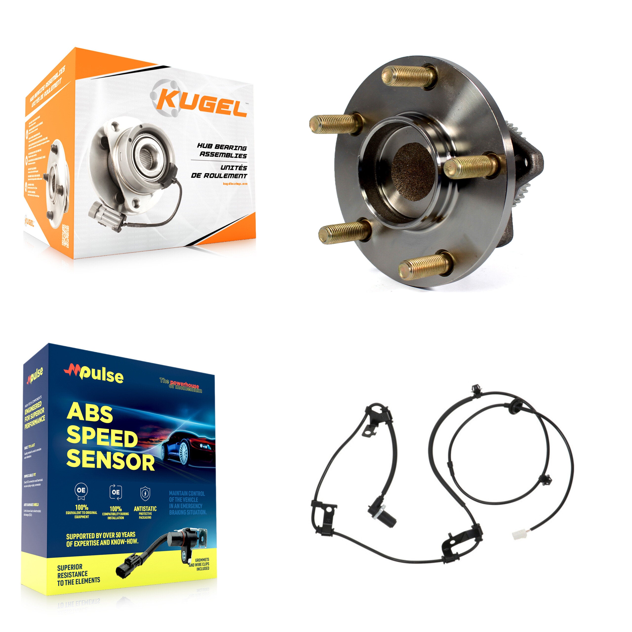 Rear Wheel Hub Bearing And ABS Sensor Kit For Mitsubishi Eclipse with Harness K7S-100509
