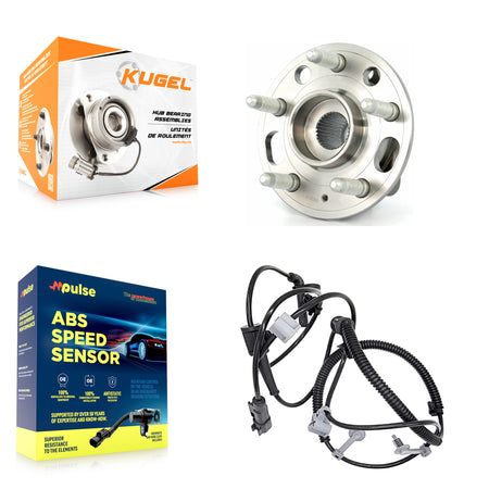 Rear Wheel Hub Bearing And ABS Sensor Kit For 2012 Buick Regal 2.4L/2.0L with 4-Wheel K7S-100529
