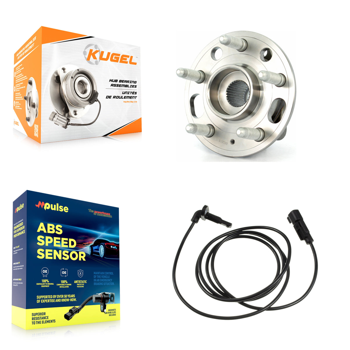 Rear Wheel Hub Bearing And ABS Sensor Kit For Buick Regal K7S-100530