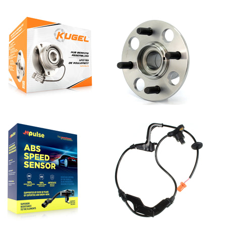 Rear Wheel Hub Bearing And ABS Sensor Kit For Honda Civic Built in US with Harness K7S-100554