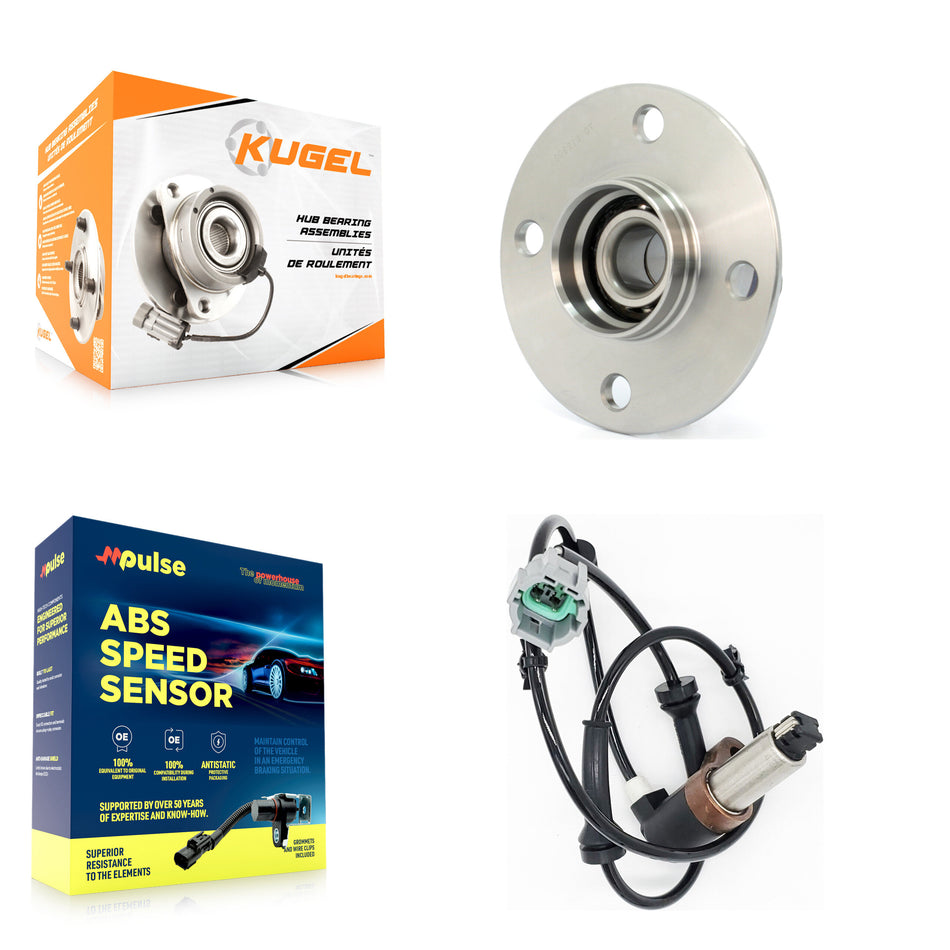 Rear Wheel Hub Bearing And ABS Sensor Kit For Nissan Sentra 1.8L with 4-Wheel K7S-100571