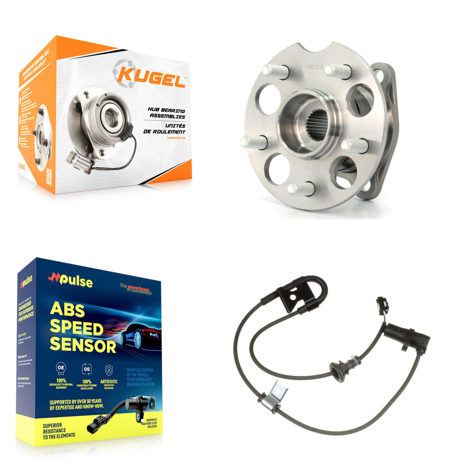 Rear Wheel Hub Bearing And ABS Sensor Kit For Lexus RX350 Toyota Highlander RX330 RX400h K7S-100585