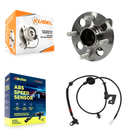 Rear Wheel Hub Bearing Sensor Kit For 2012-2013 Hyundai Accent To 06 14 2012 with Harness K7S-100590