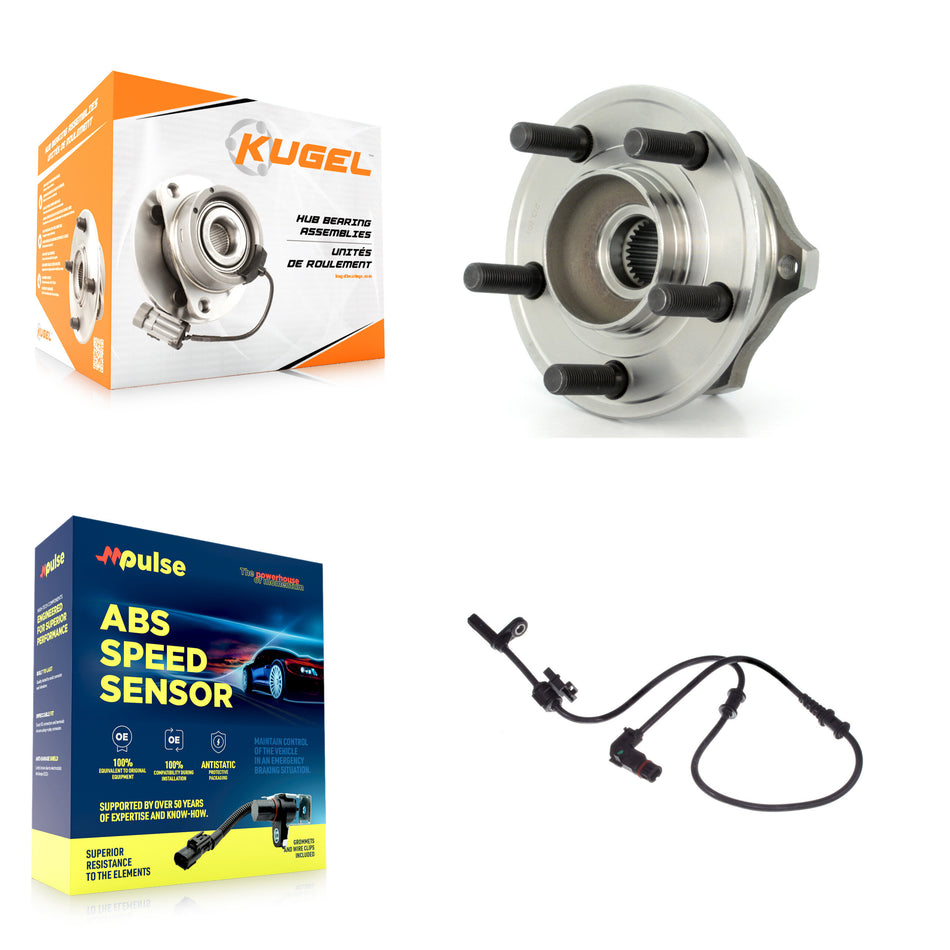 Rear Wheel Hub Bearing ABS Sensor Kit For Chrysler 300 Dodge Charger Magnum with Harness K7S-100599