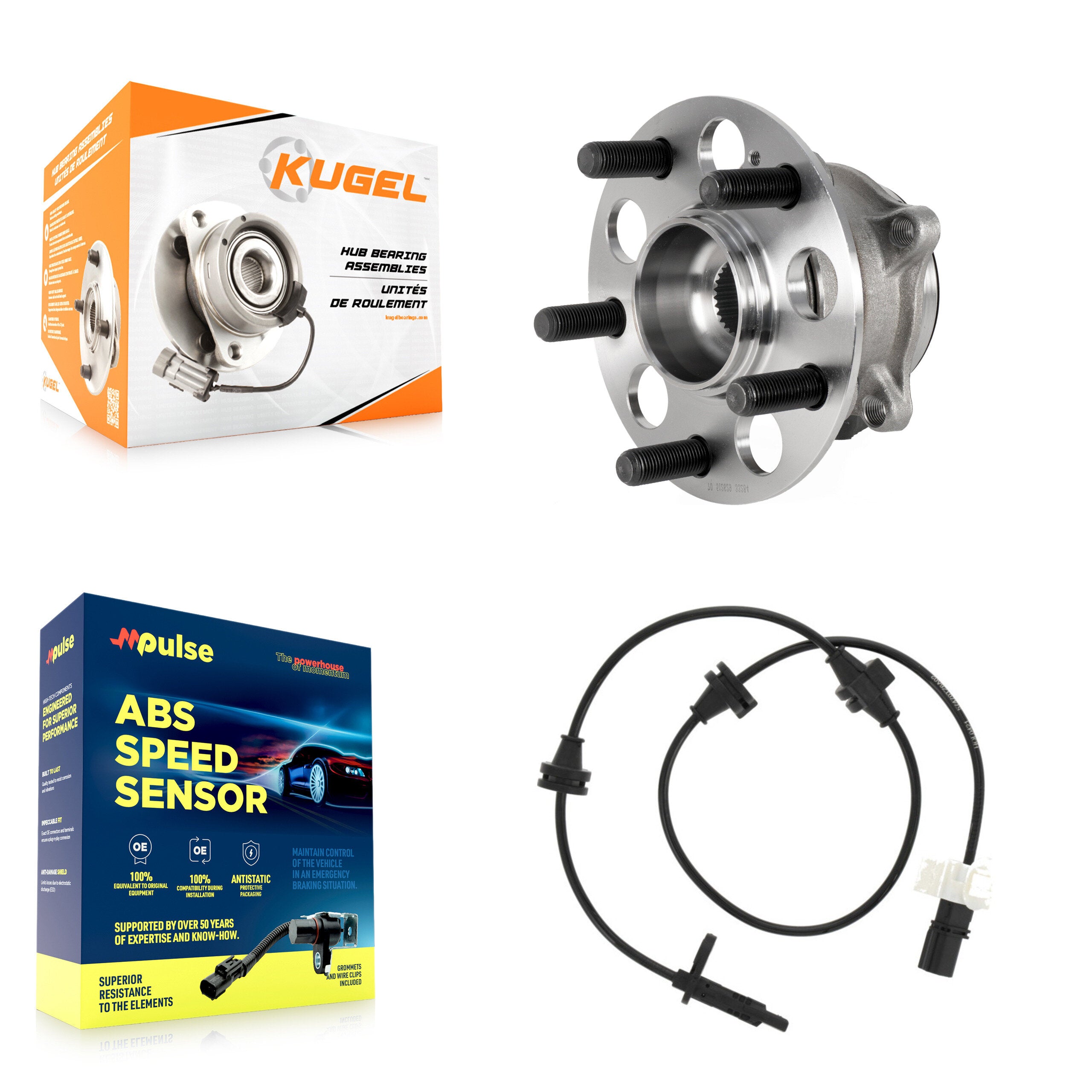 Rear Wheel Hub Bearing And ABS Sensor Kit For Honda Pilot Passport K7S-100603