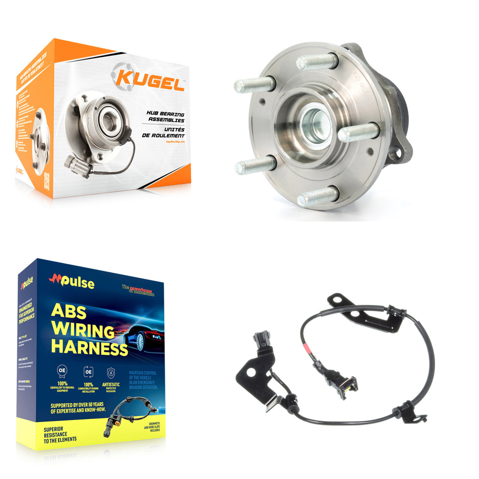Rear Wheel Hub Bearing And Extra ABS Sensor Kit For Hyundai Santa Fe Sport Kia Sorento XL K7S-100610