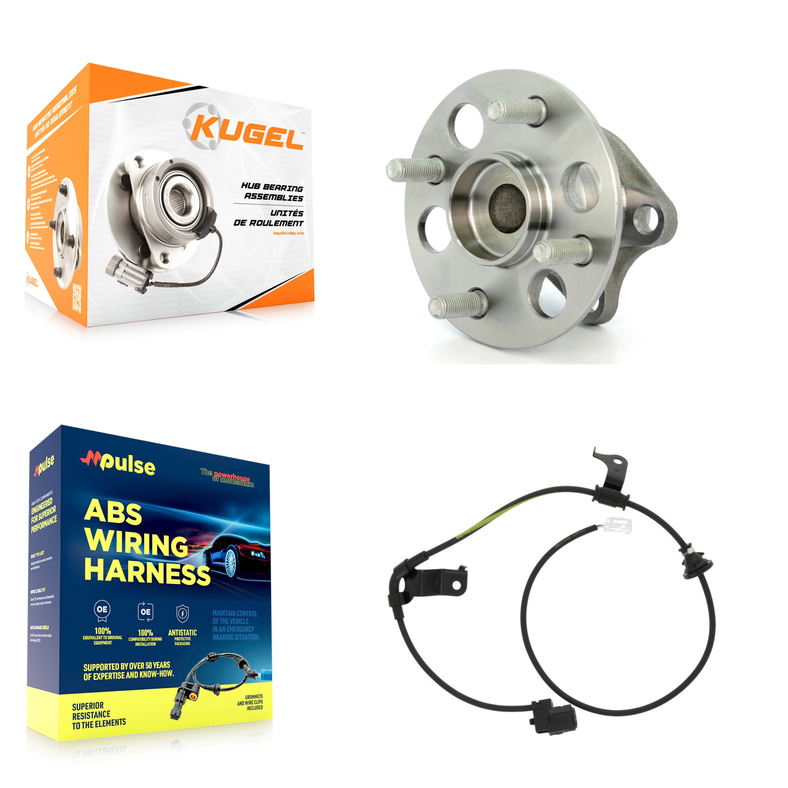 Rear Wheel Hub Bearing And ABS Sensor Kit For 2006-2007 Toyota Yaris 1.5L with Non-ABS K7S-100614