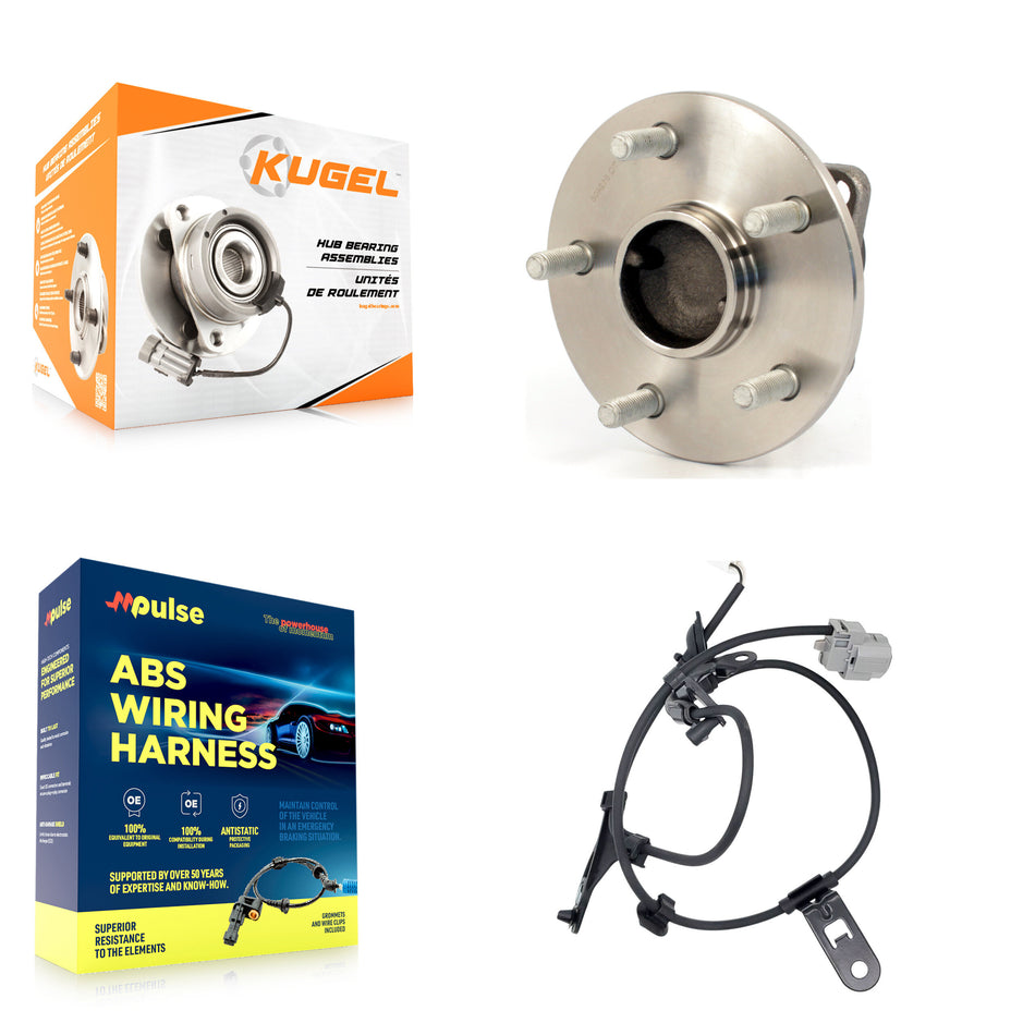 Rear Wheel Hub Bearing Extra ABS Sensor Kit For Toyota Matrix S with FWD 2.4L 4-Wheel K7S-100618