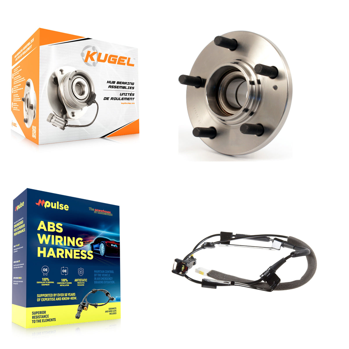 Rear Wheel Hub Bearing And ABS Sensor Kit For 2006 Hyundai Santa Fe FWD with 2.4L Non-ABS K7S-100629