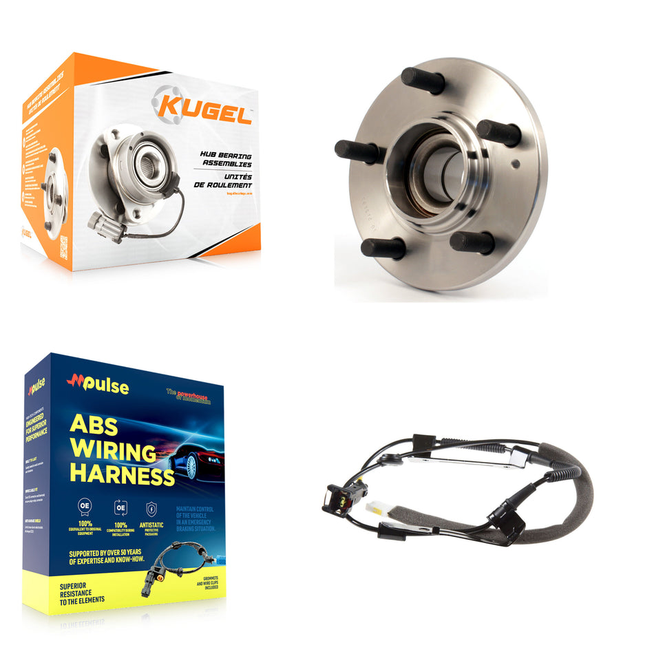 Rear Wheel Hub Bearing And ABS Sensor Kit For 2006 Hyundai Santa Fe FWD with 2.4L Non-ABS K7S-100629