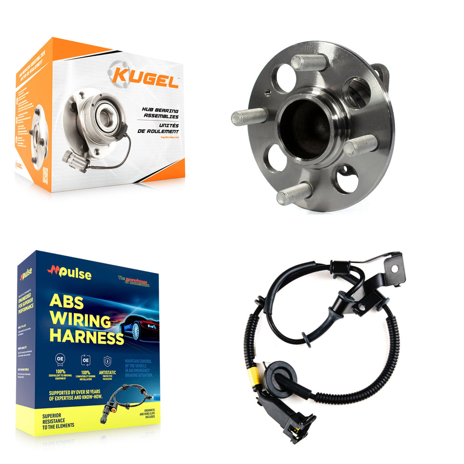 Rear Wheel Hub Bearing & Sensor Kit For 2012 Kia Rio 1.6L with 4-Wheel ABS To 09 26 2011 K7S-100633