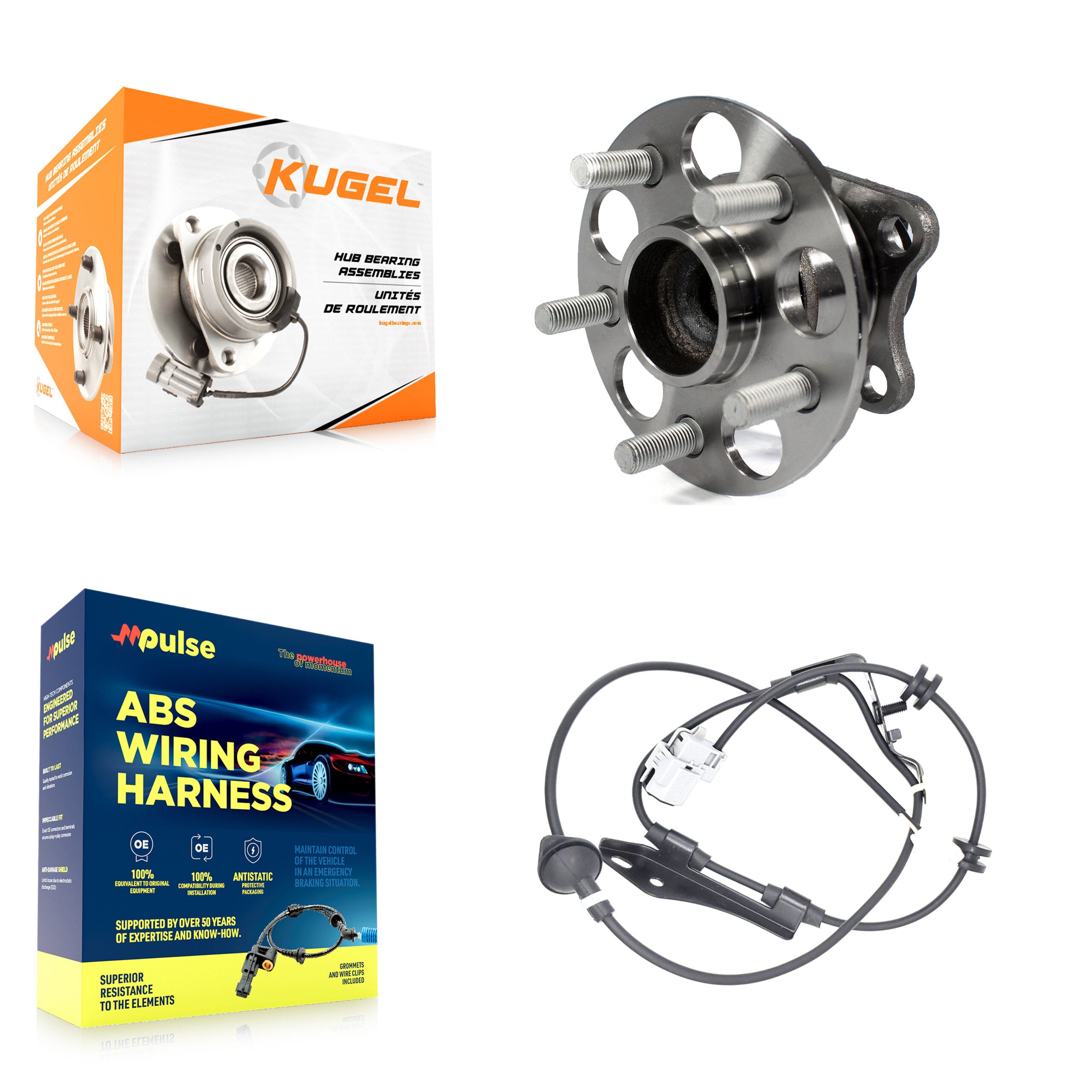 Rear Wheel Hub Bearing And Extra ABS Sensor Kit For Toyota Prius Plug-In K7S-100637