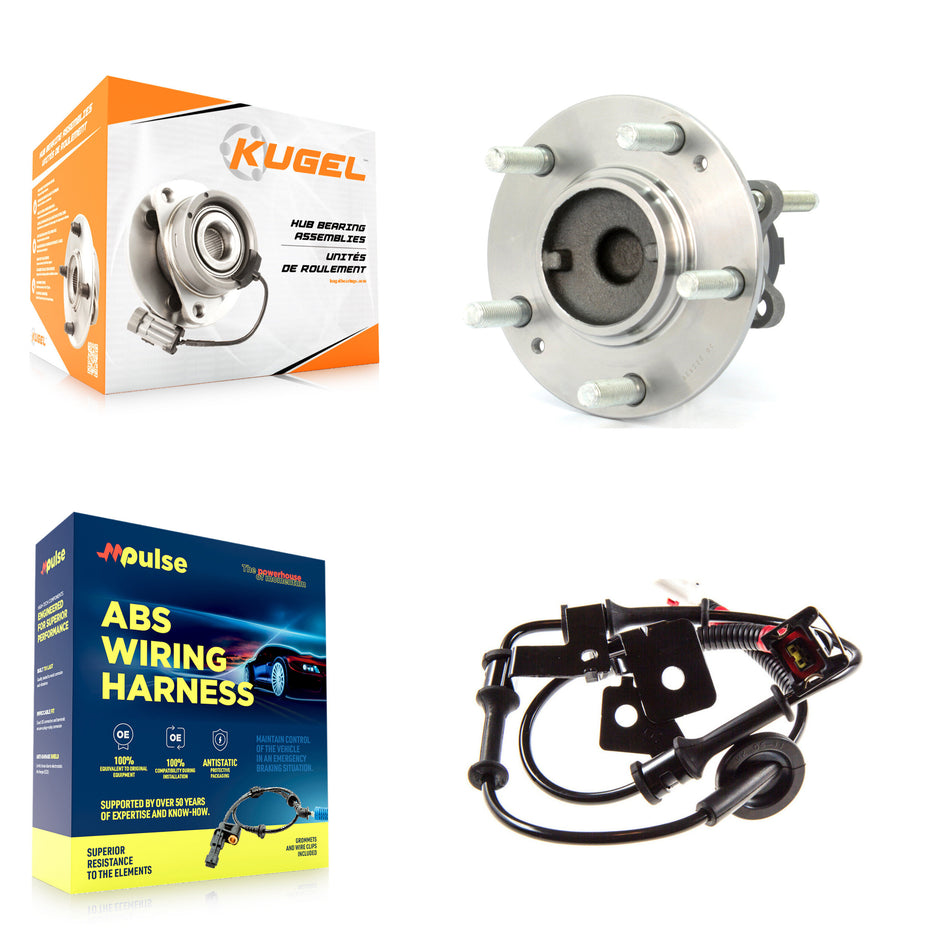 Rear Wheel Hub Bearing Extra ABS Sensor Kit For Kia Forte Koup 2.4L/2.0L with 4-Wheel K7S-100639