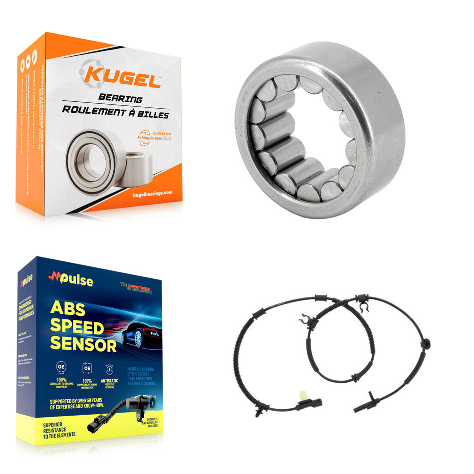 Rear Wheel Bearing And ABS Sensor Kit For Ford F-150 with Harness K7S-100647