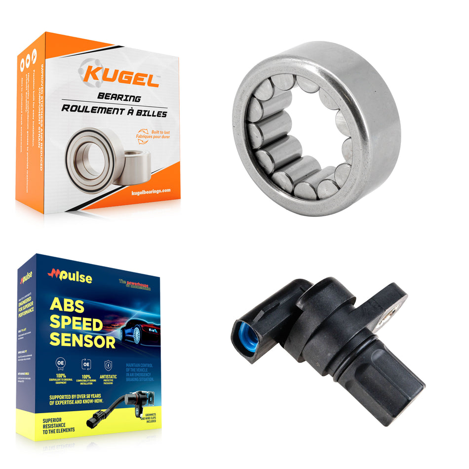Rear Wheel Bearing Sensor Kit For Lincoln Navigator 5.4L with 4-Wheel ABS without Harness K7S-100649