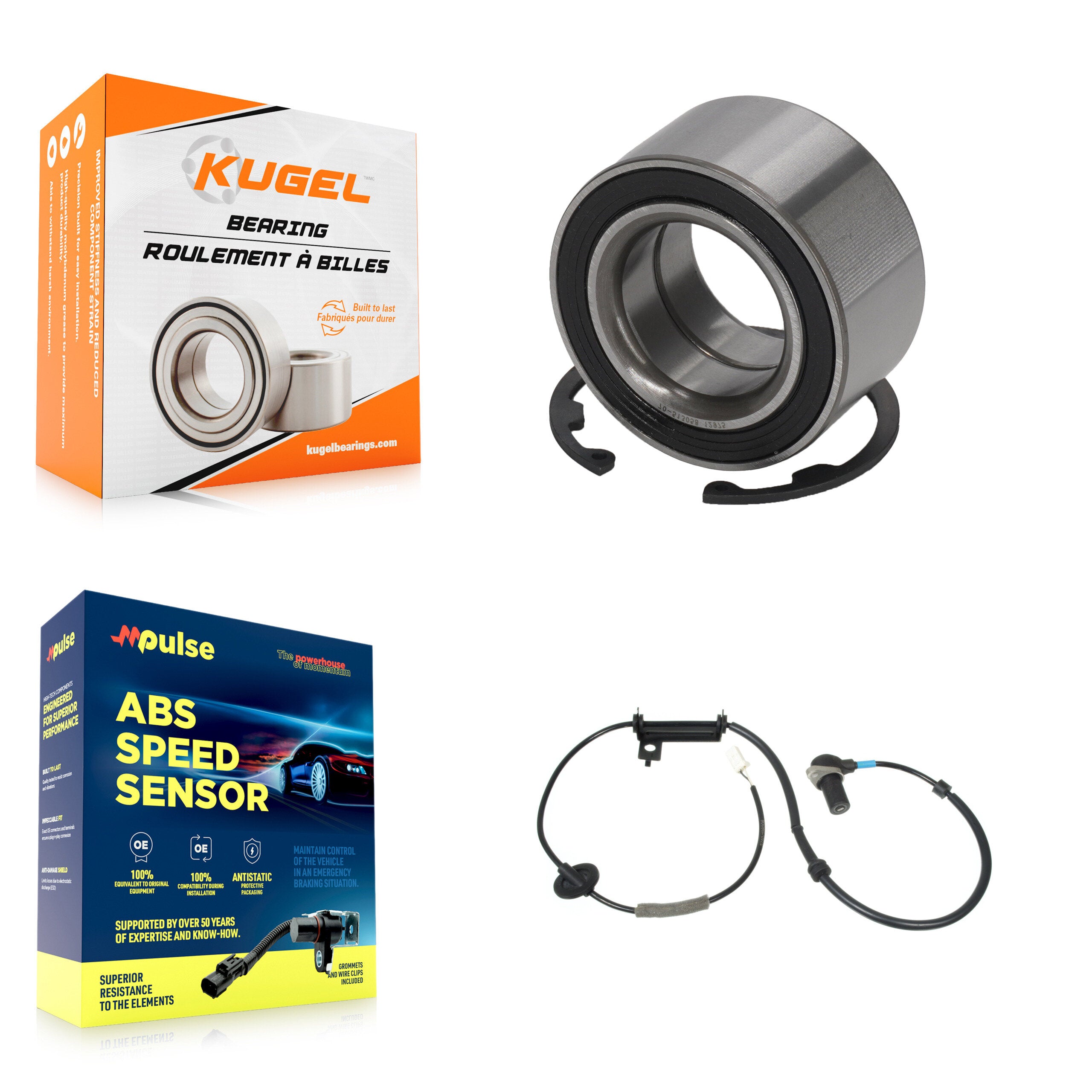 Rear Wheel Bearing And ABS Sensor Kit For Hyundai Santa Fe with Harness K7S-100662