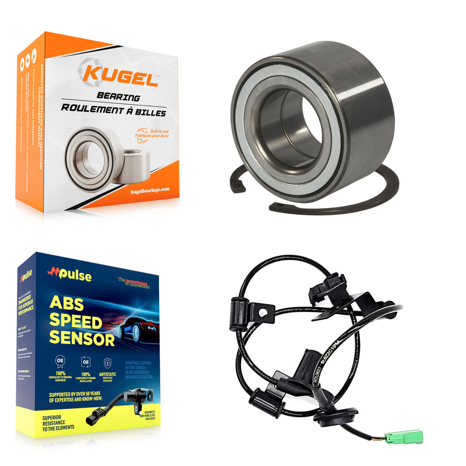 Rear Wheel Bearing Sensor Kit For Ford Escape Mercury Mariner 3.0L/2.5L with 4-Wheel ABS K7S-100665