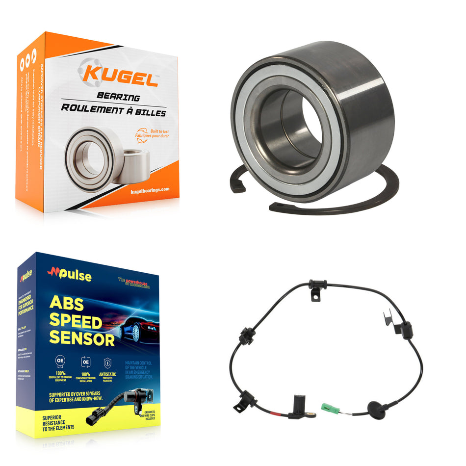 Rear Wheel Bearing Sensor Kit For Ford Escape Mercury Mariner 3.0L/2.5L with 4-Wheel ABS K7S-100666