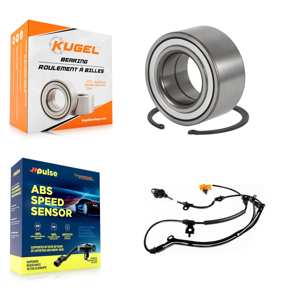 Rear Wheel Bearing And ABS Sensor Kit For Honda Pilot Acura MDX 3.5L with 4-Wheel K7S-100671