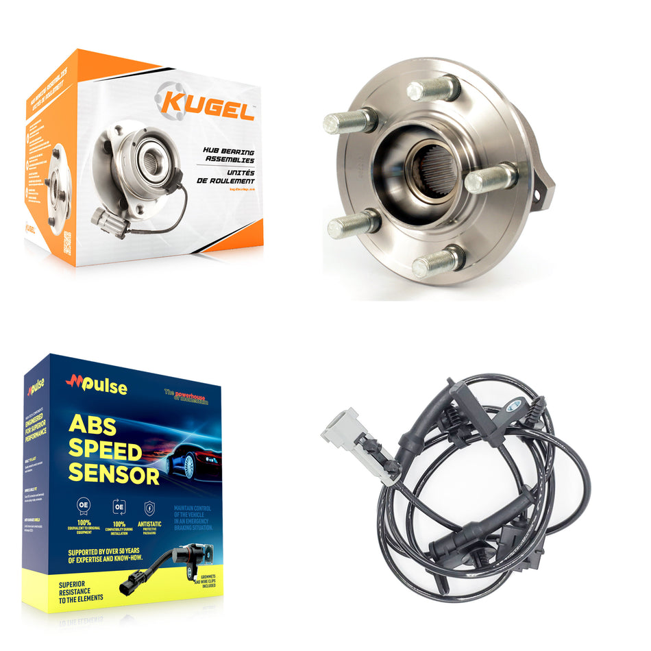 Rear Wheel Hub Bearing And ABS Sensor Kit For Chrysler 300 Dodge Charger with Harness K7S-100684