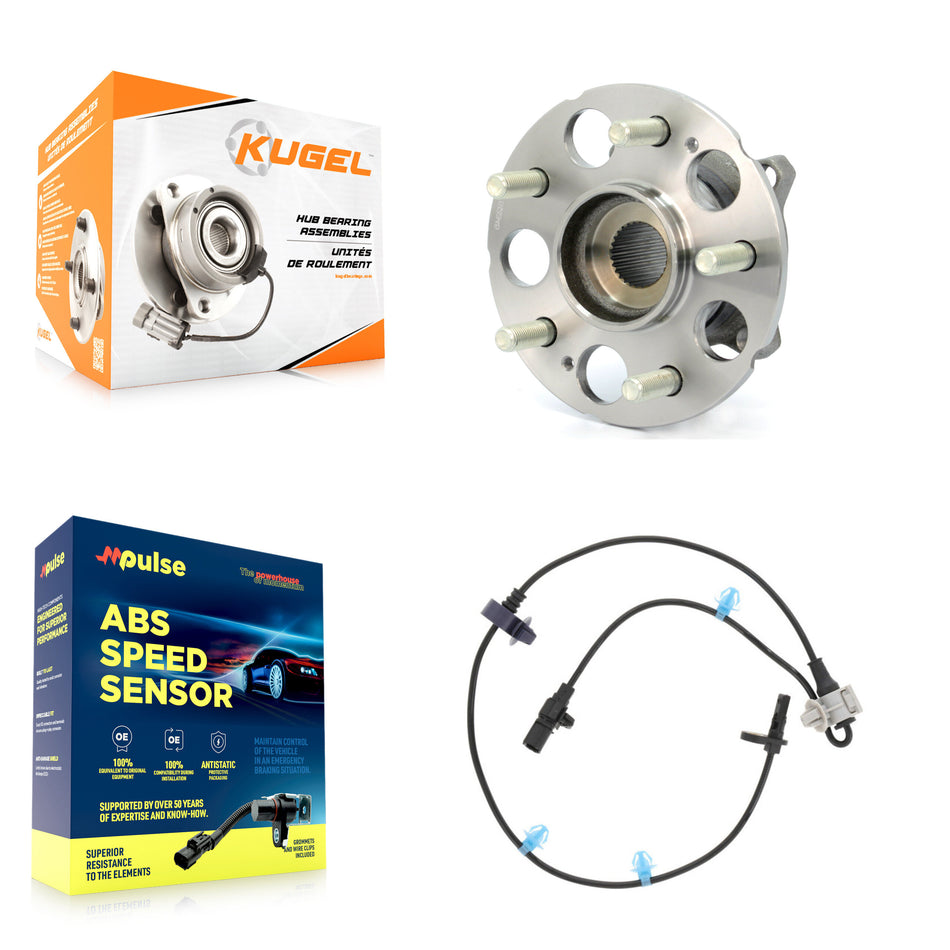 Rear Wheel Hub Bearing And ABS Sensor Kit For Acura RDX AWD with 3.5L 4-Wheel K7S-100700