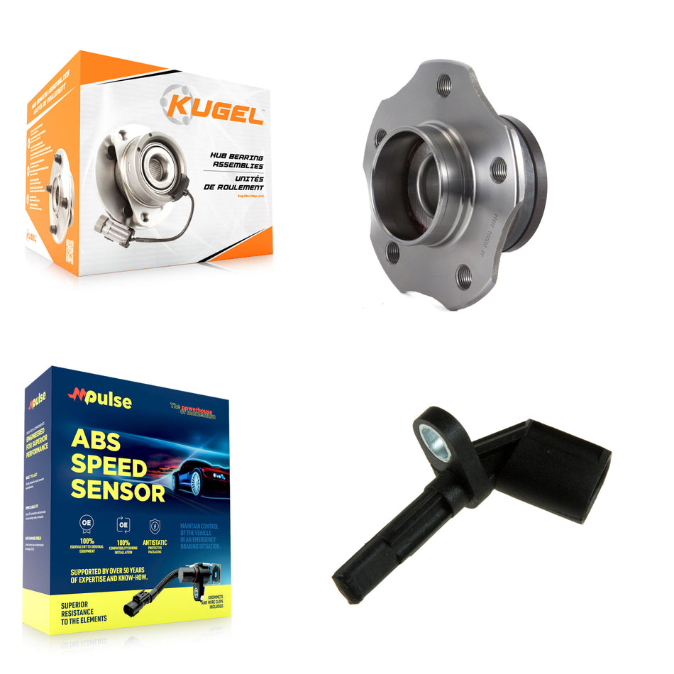 Rear Wheel Hub Bearing And ABS Sensor Kit For Audi A4 A5 A6 K7S-100706