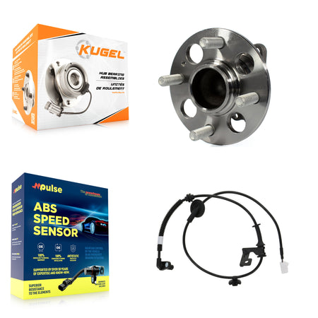 Rear Wheel Hub Bearing Sensor Kit For 2012-2013 Hyundai Accent To 06 14 2012 with Harness K7S-100709