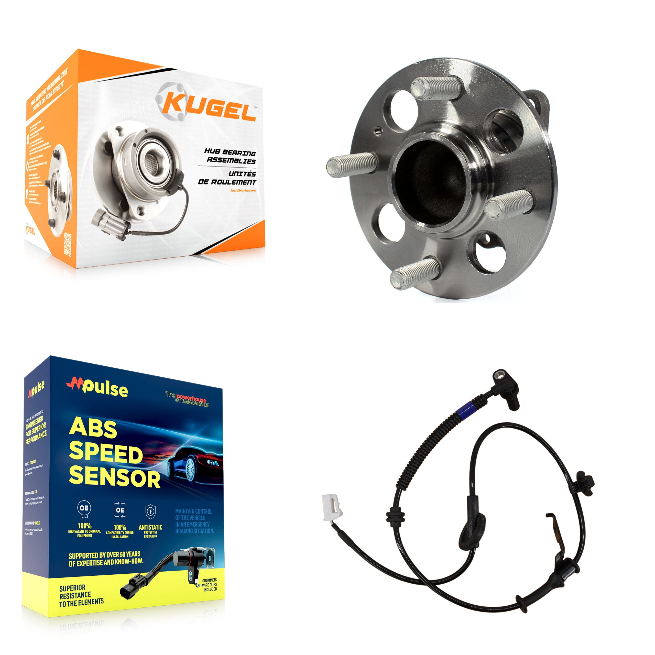 Rear Wheel Hub Bearing And ABS Sensor Kit For Hyundai Accent 1.6L with 4-Wheel K7S-100710