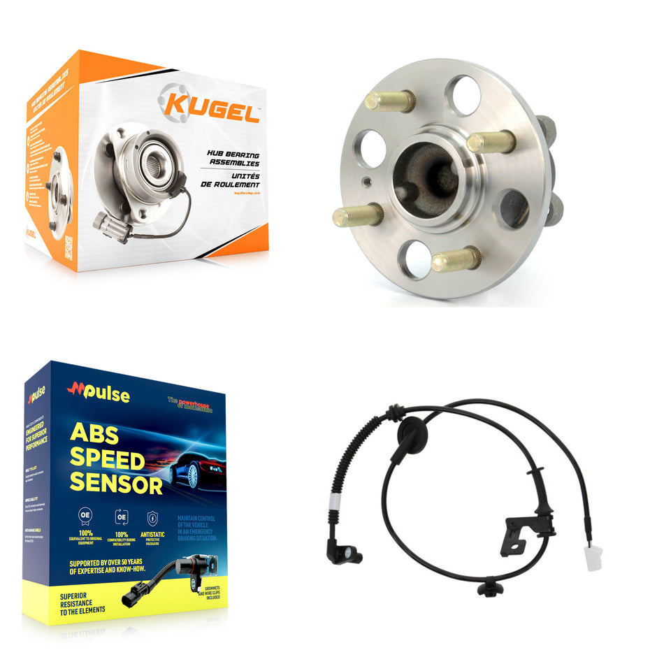 Rear Wheel Hub Bearing Extra ABS Sensor Kit For 2011 Hyundai Accent 1.6L with 4-Wheel K7S-100712