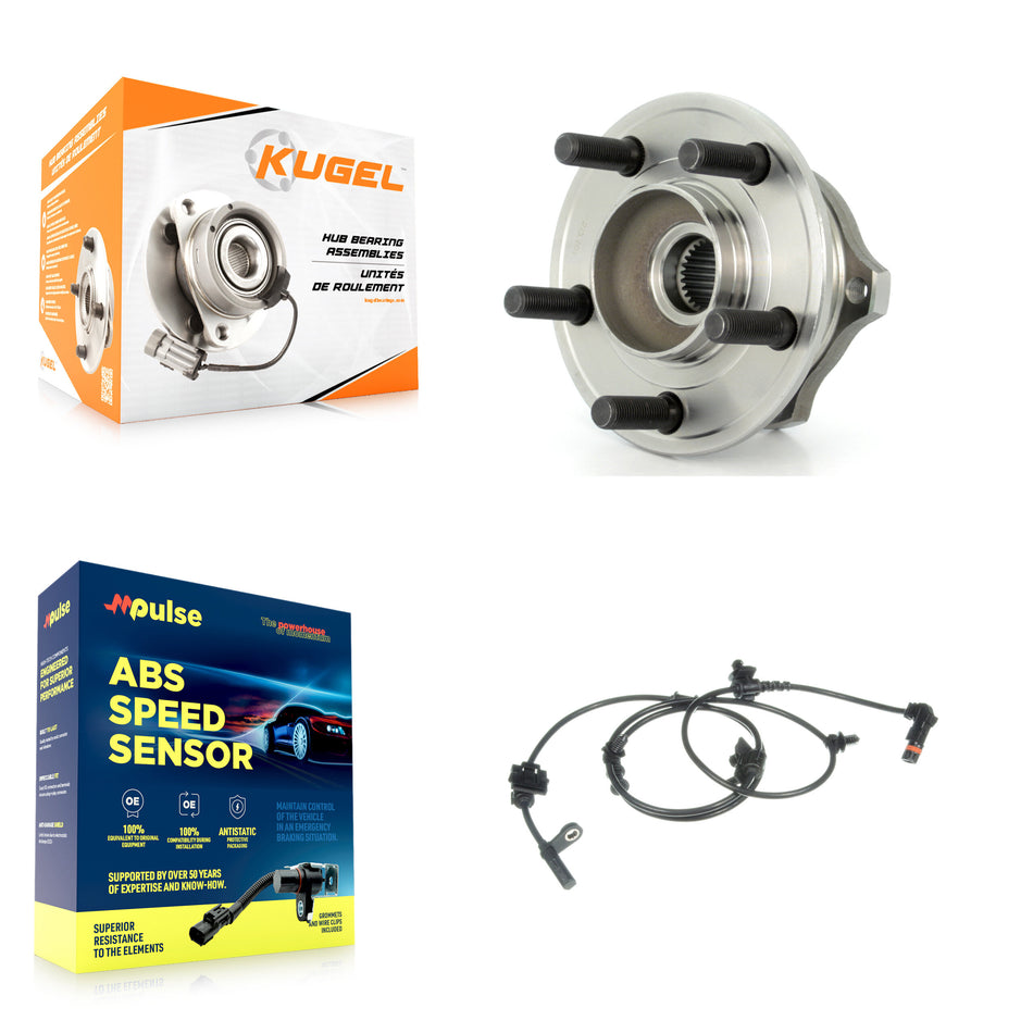 Rear Wheel Hub Bearing ABS Sensor Kit For Chrysler 300 Dodge Charger Magnum with Harness K7S-100722
