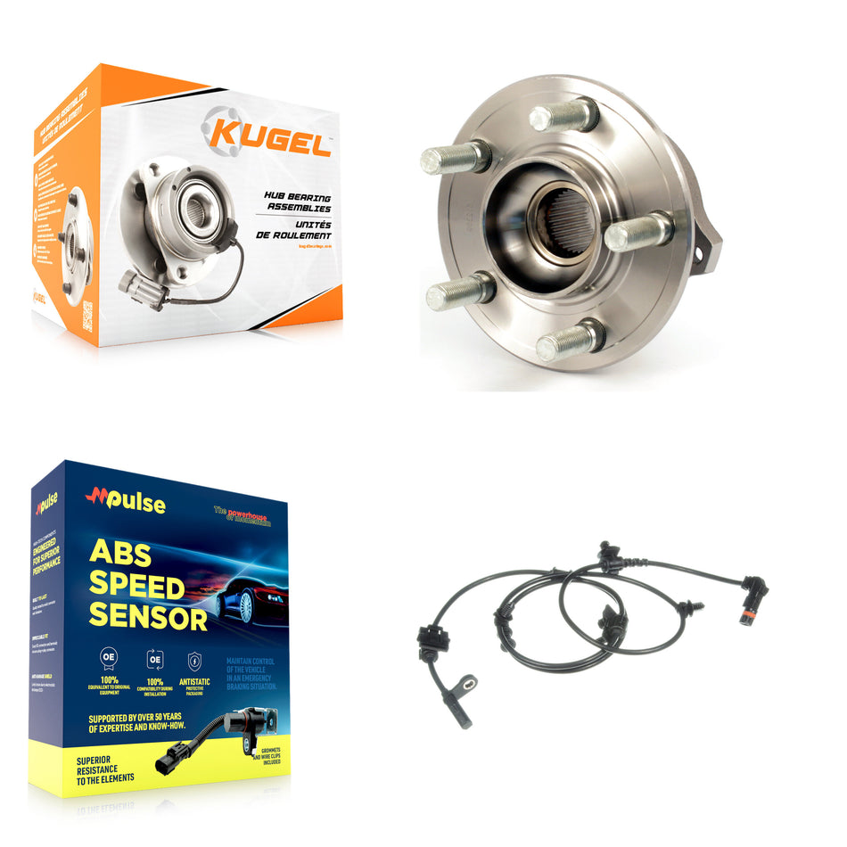 Rear Wheel Hub Bearing Sensor Kit For Dodge Challenger Charger Chrysler 300 with Harness K7S-100724