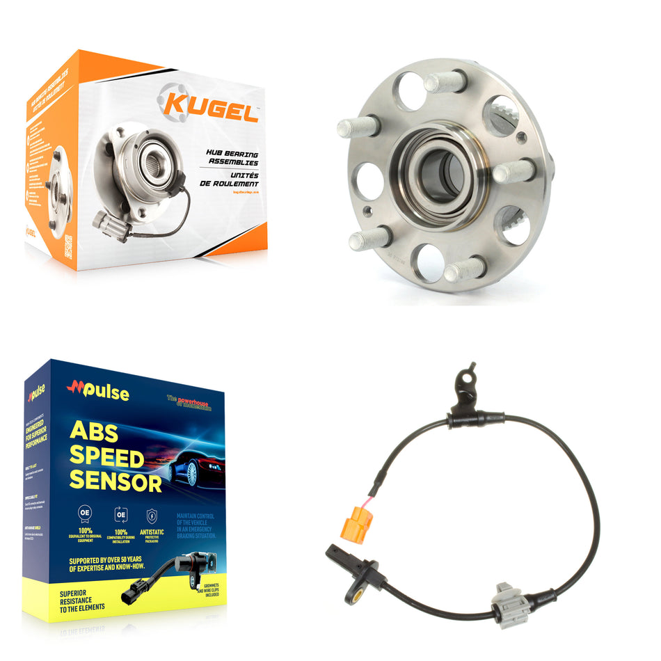 Rear Wheel Hub Bearing And ABS Sensor Kit For Honda Accord with Harness K7S-100726