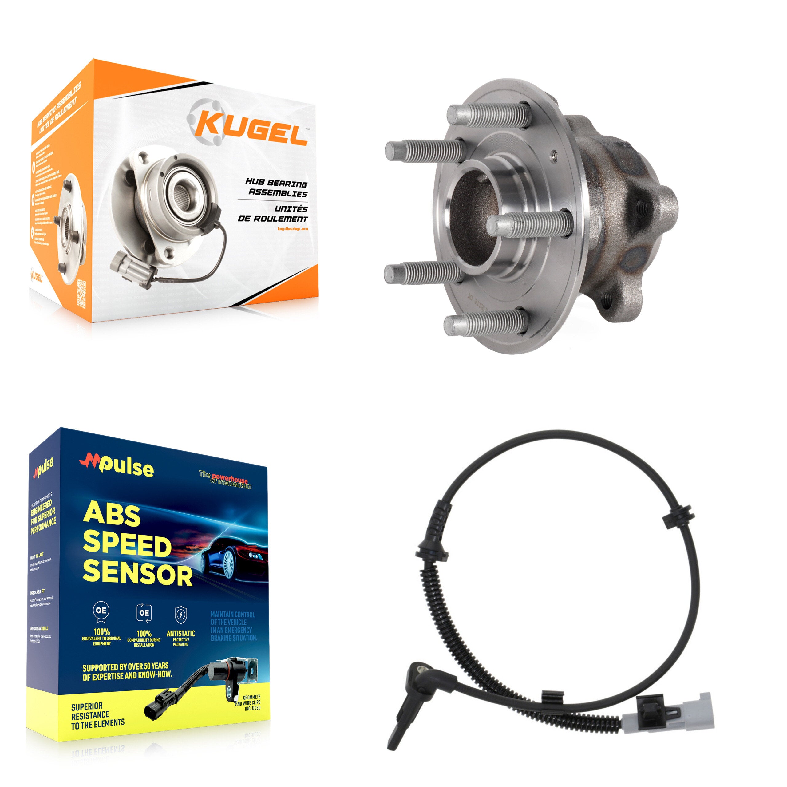 Rear Wheel Hub Bearing And Extra ABS Sensor Kit For Chevrolet Sonic K7S-100728