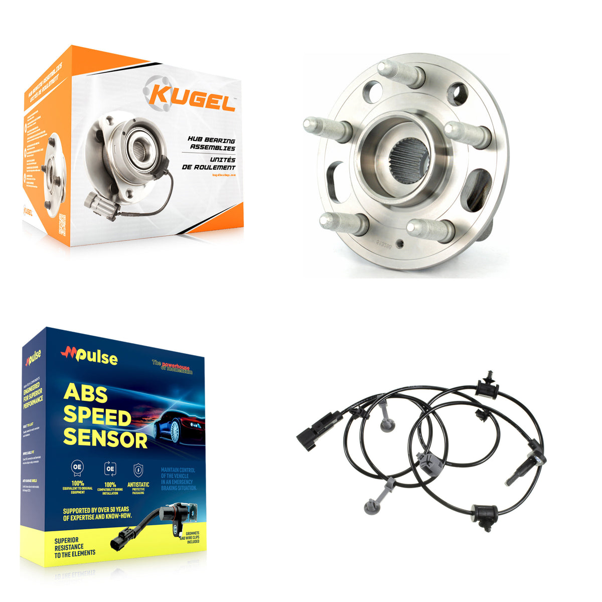 Rear Wheel Hub Bearing And ABS Sensor Kit For Buick LaCrosse Regal K7S-100738