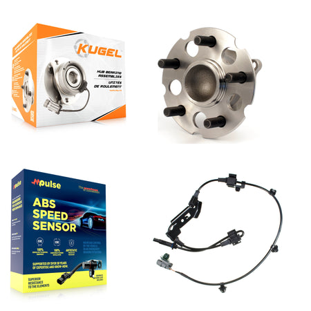 Rear Wheel Hub Bearing & Sensor Kit For Honda Odyssey 3.5L with 4-Wheel ABS Harness K7S-100741