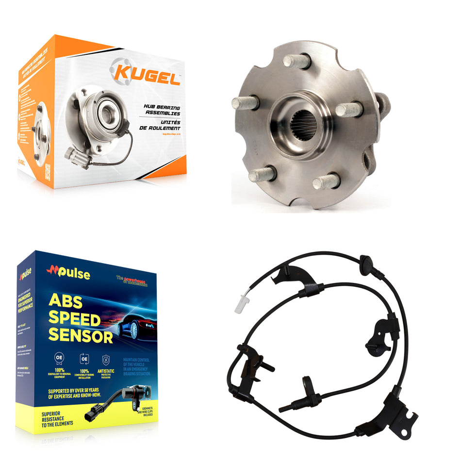 Rear Wheel Hub Bearing And ABS Sensor Kit For Toyota RAV4 AWD with 2.5L 4-Wheel K7S-100759