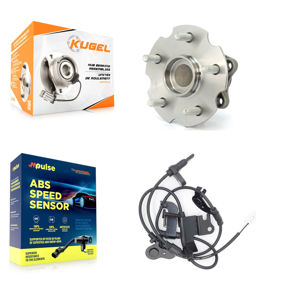 Rear Wheel Hub Bearing And Extra ABS Sensor Kit For Lexus NX200t NX300 NX300h K7S-100760