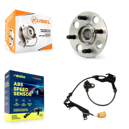 Rear Wheel Hub Bearing And ABS Sensor Kit For Honda Civic Built in US with Harness K7S-100770