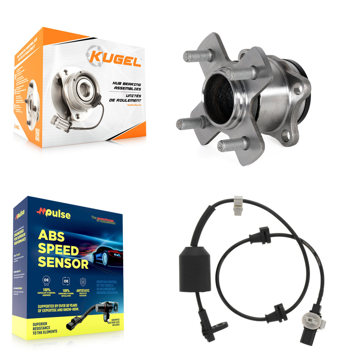 Rear Wheel Hub Bearing And ABS Sensor Kit For Honda Fit 1.5L with 4-Wheel K7S-100777