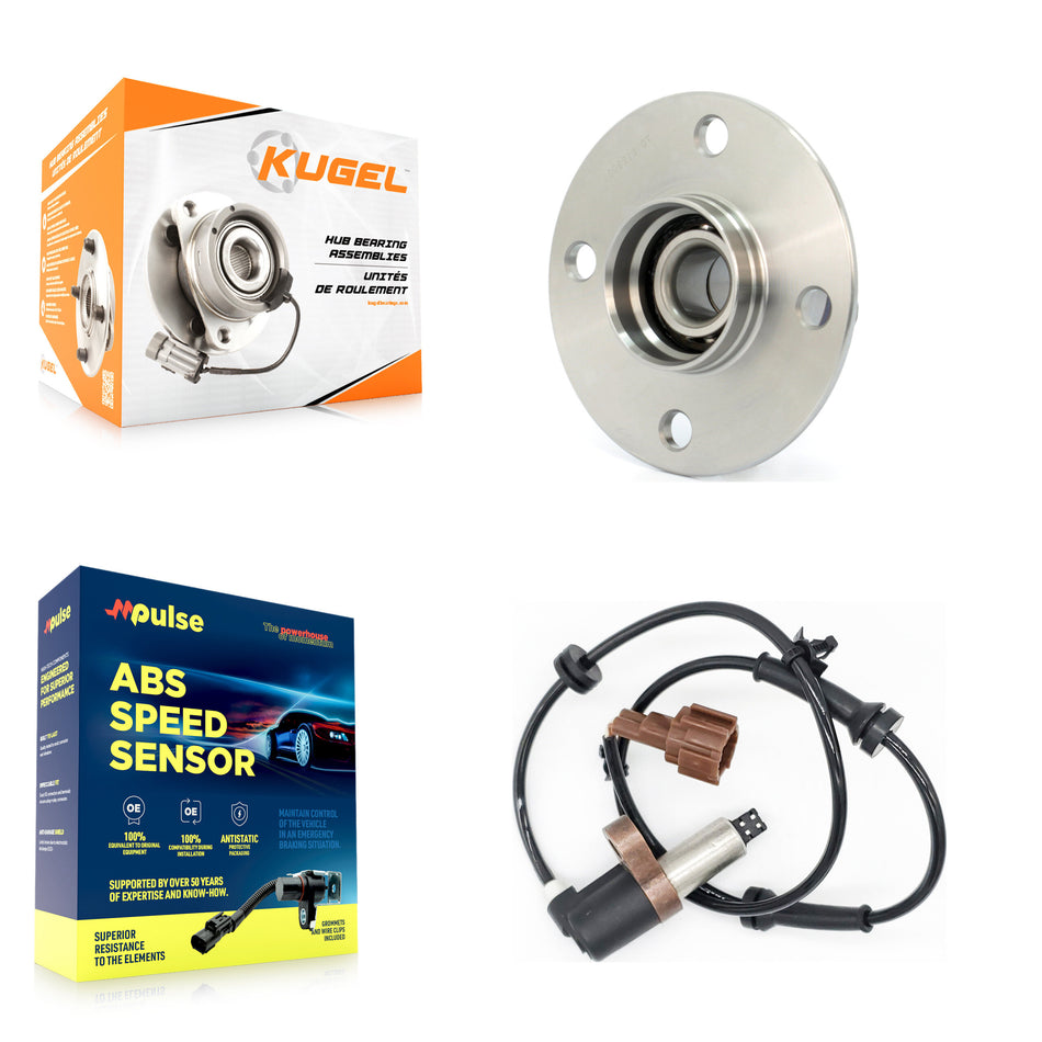 Rear Wheel Hub Bearing And ABS Sensor Kit For Nissan Sentra 1.8L with 4-Wheel K7S-100783