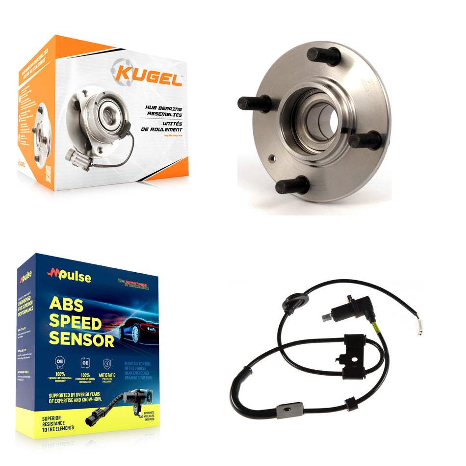 Rear Wheel Hub Bearing And ABS Sensor Kit For 2005 Kia Spectra Non-ABS with Harness K7S-100790